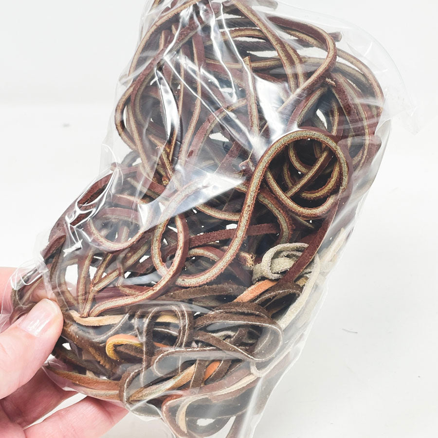 Large Bundles of Leather Laces