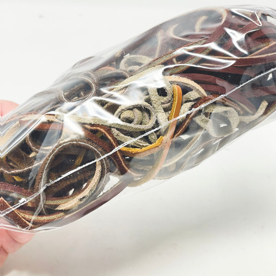 Large Bundles of Leather Laces