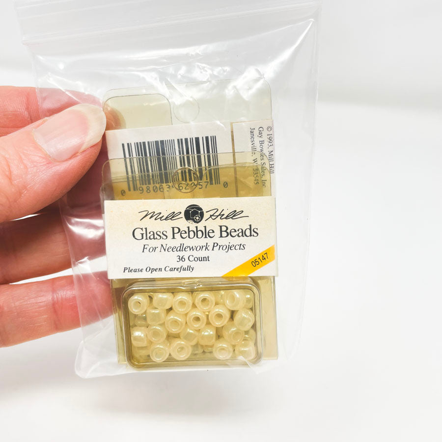 Bundle of Mill Hill Frosted Beads