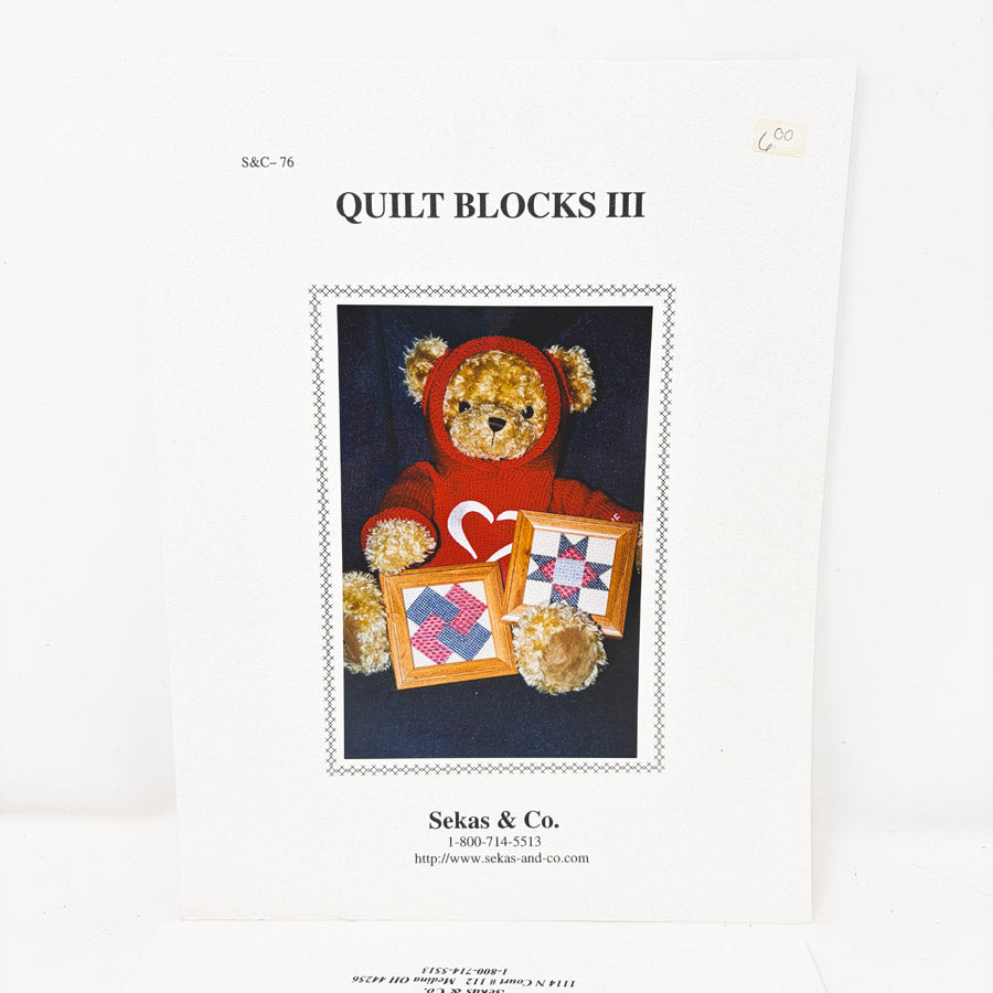 Quilt Blocks Cross Stitch Patterns – Sekas & Co.