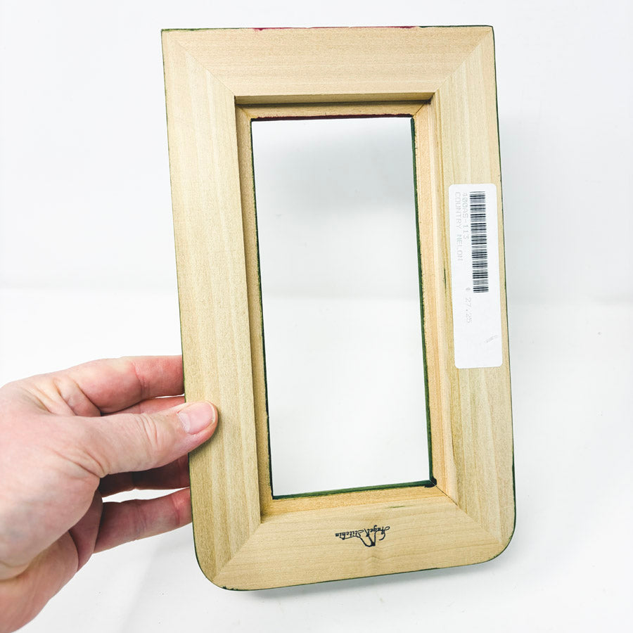 Green Country Melon Wood Frame