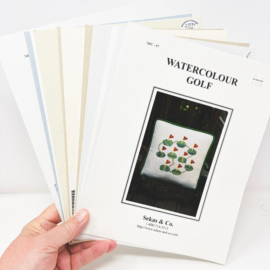 Assorted Watercolor Cross Stitch Patterns – Sekas & Co.