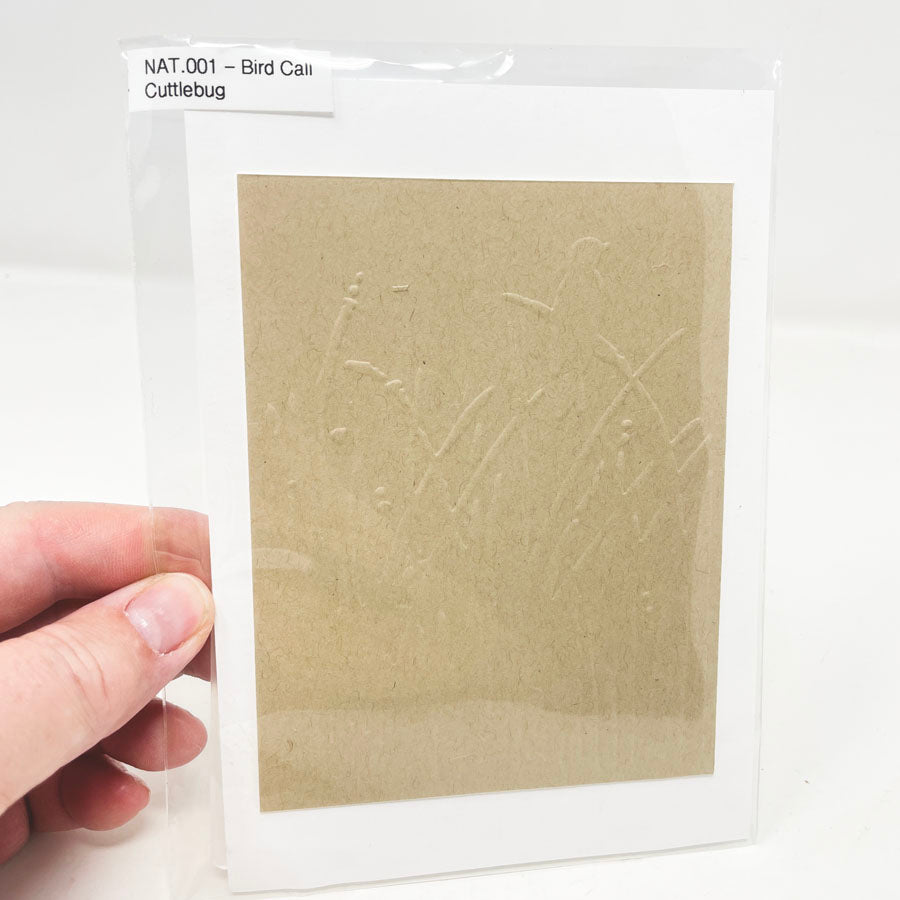 Bird Call - Cuttlebug Embossing Folder