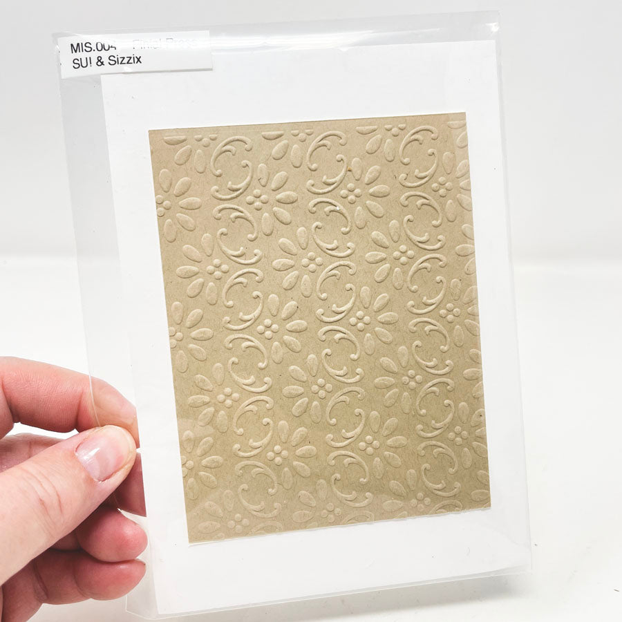 Finial Press - Sizzix/Stampin' Up Embossing Folder