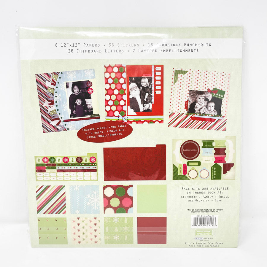 Colorbox Perfect Pages Scrapbook Page Kit - Christmas