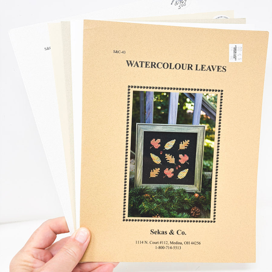 Fall Watercolor Cross Stitch Patterns – Sekas & Co.