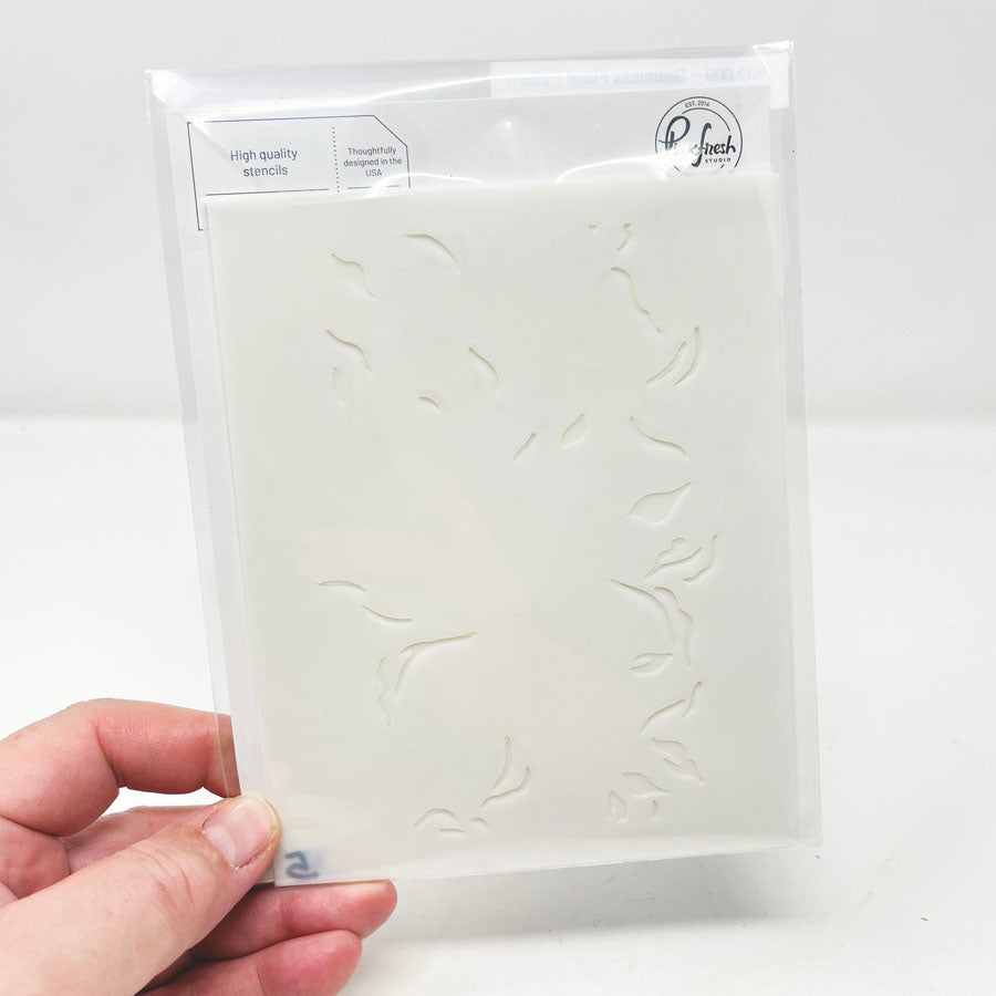 Seamless Floral Pattern – PinkFresh Studio Layering Stencil Set