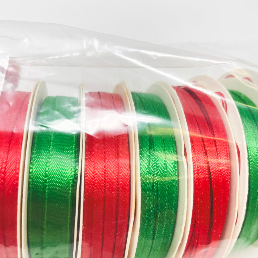Red & Green Ribbon Bundle