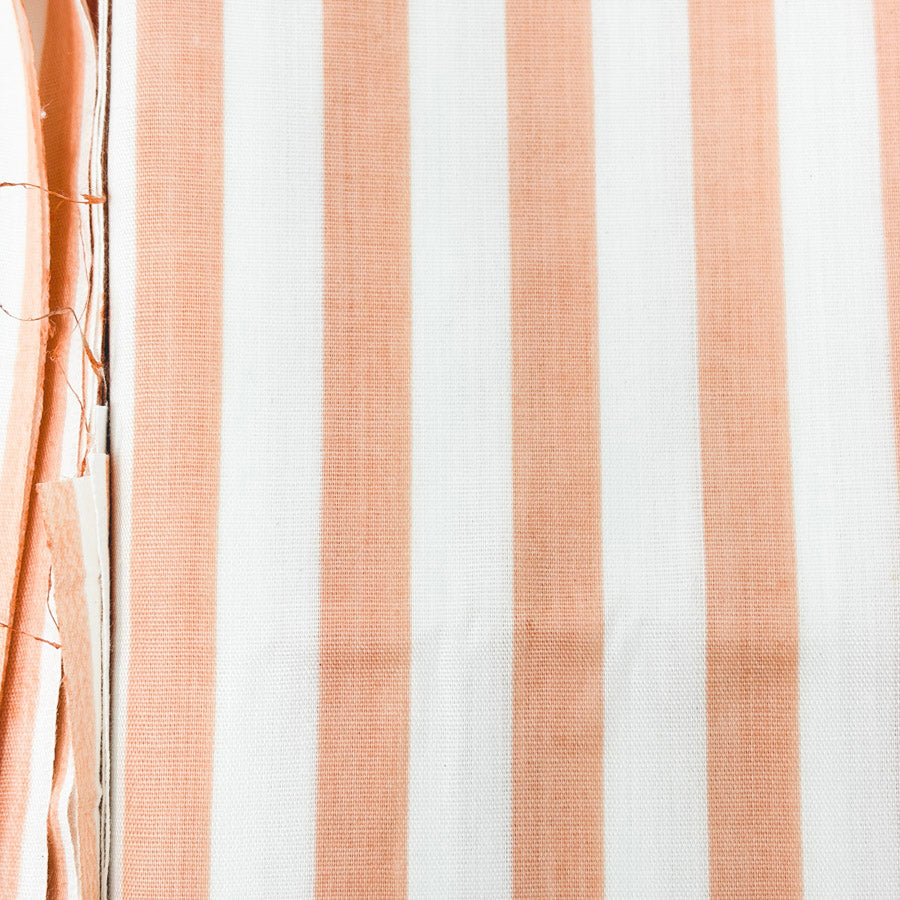 3 Yds 56" Pink Striped Silky Cotton Fabric