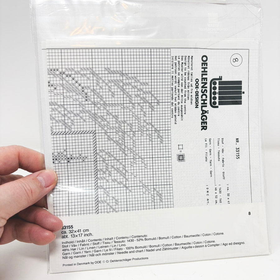 Pine Forest Lake Landscape Cross Stitch Pattern Leaflet by OOE-Design (No. 33155)