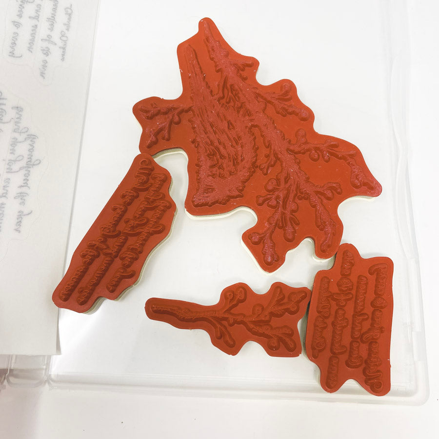 Stampin Up- Beauty of the Season- set of 4 stamps