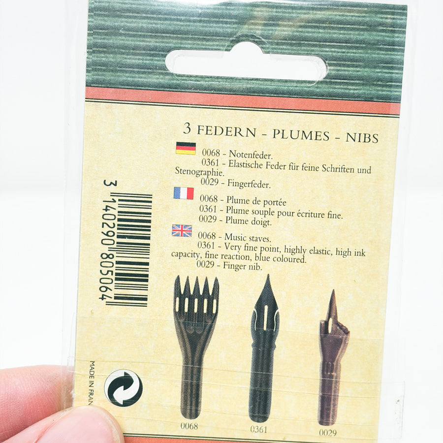 Brause Calligraphy Nib Set (Ref. 80506)