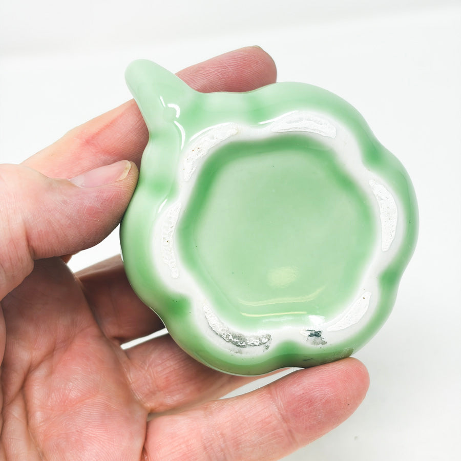 Green Pumpkin Calligraphy Water Dropper