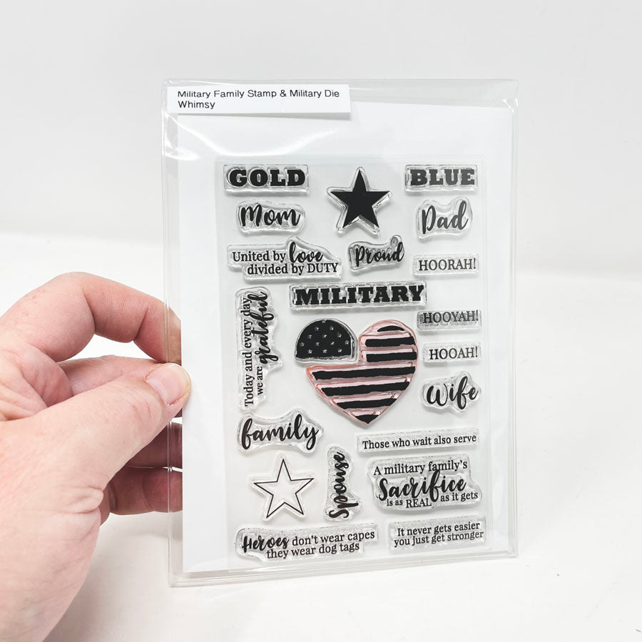 Military Family - Whimsy Stamp and Die Set