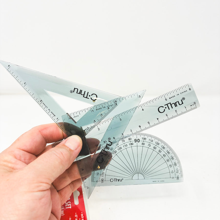 6" Ruler Combo Set