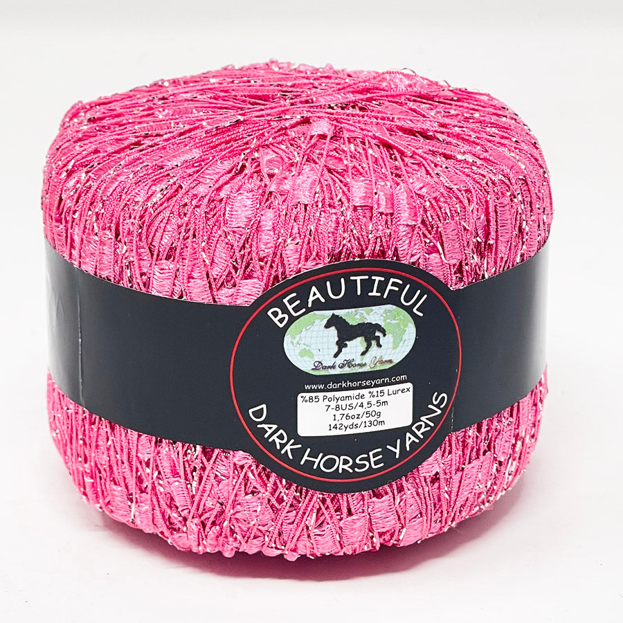 Dark Horse Beautiful Ladder Ribbon Yarn (Pick a Color)