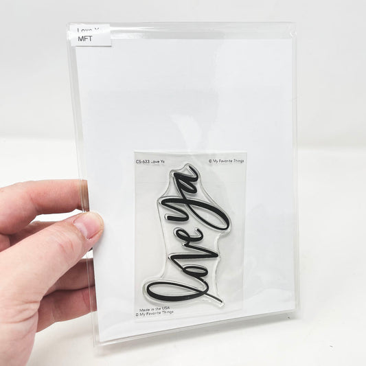 Love Ya – My Favorite Things Stamp and Die Set