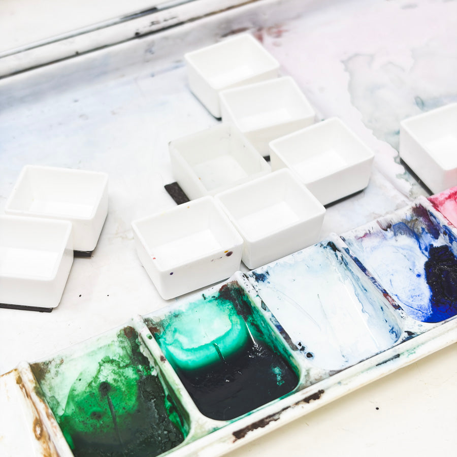 Mijello Airtight Watercolor Fusion 18-Well Watercolor Palette