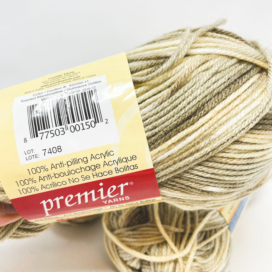 Premier Yarns Deborah Norville Everyday Anti-Pilling- Toasted Marshmallow