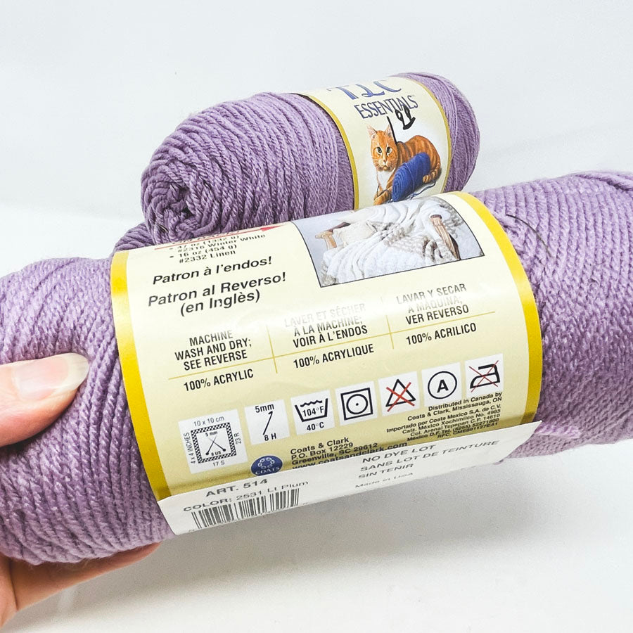 TLC Essentials by Red Heart - Light Plum