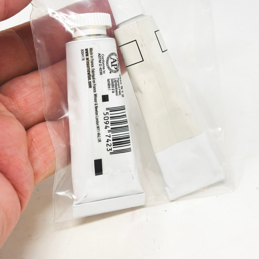 White Gouache Paint Bundle (2)