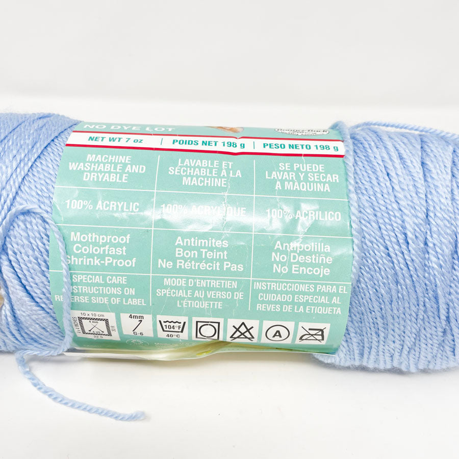 Red Heart Baby Soft - Light Blue (Partial)