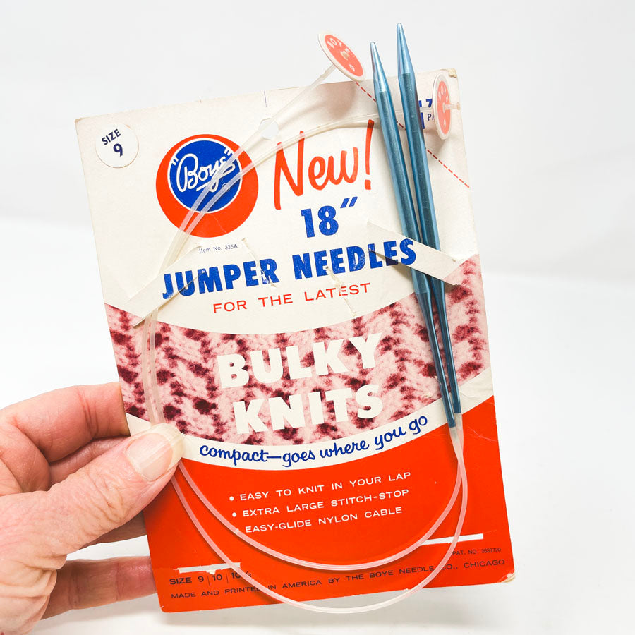 Boye Size 9 18" Jumper Knitting Needles