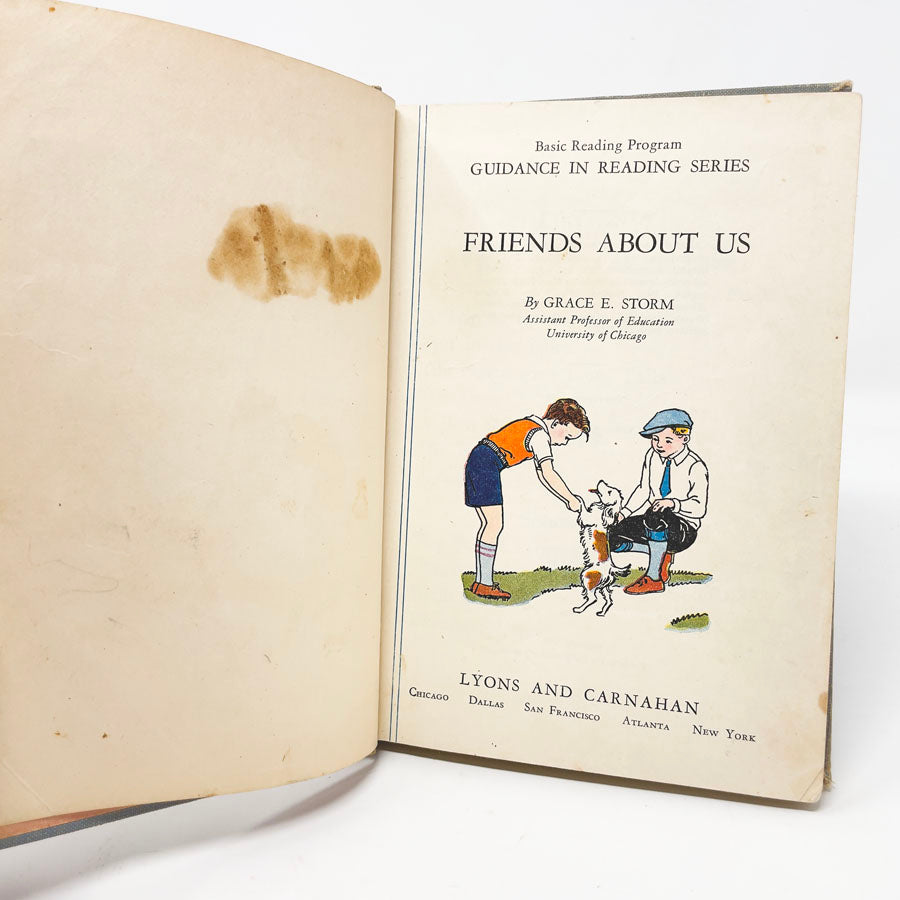 Vintage Guidance in Reading Book - Friends About Us