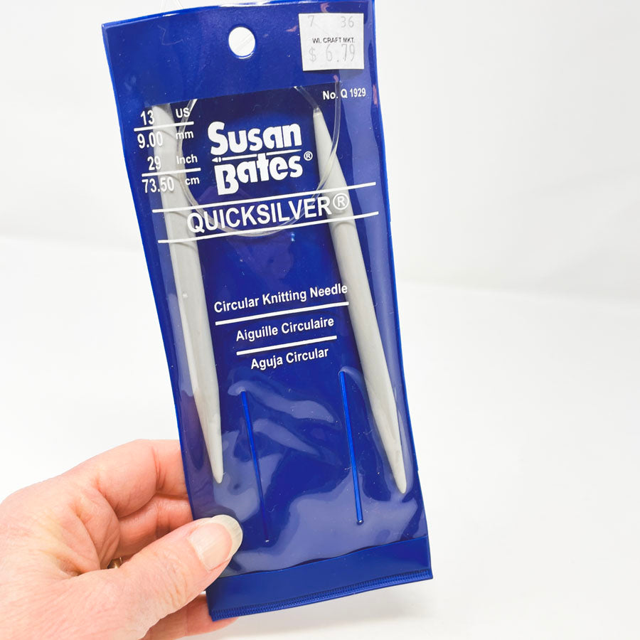 Susan Bates Size 13 29" Circular Knitting Needles