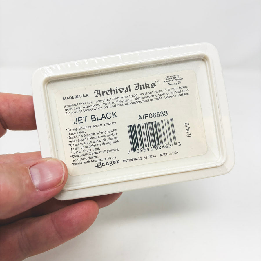 Jet Black Archival Ink Pad - Unopened