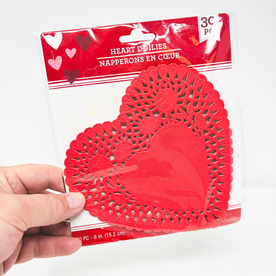 Red Heart Doilies