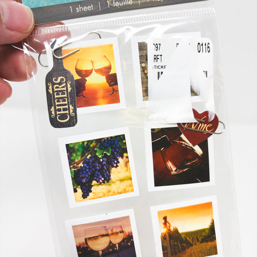 Paper House Snapshot 3D Stickers