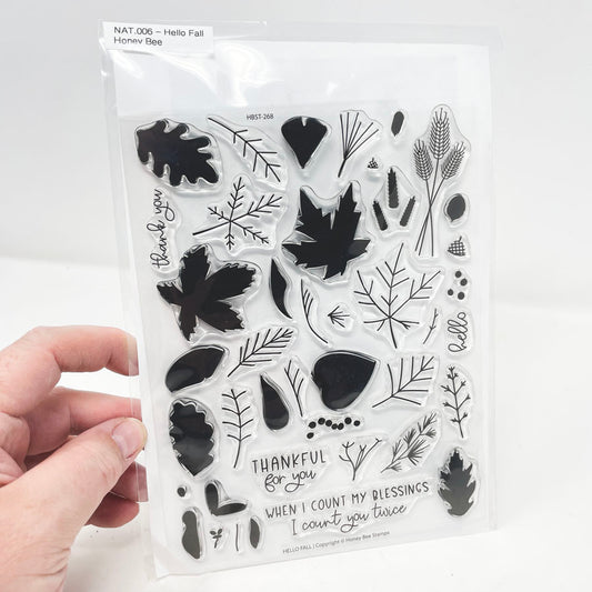 Hello Fall - Honey Bee Stamp and Die Set