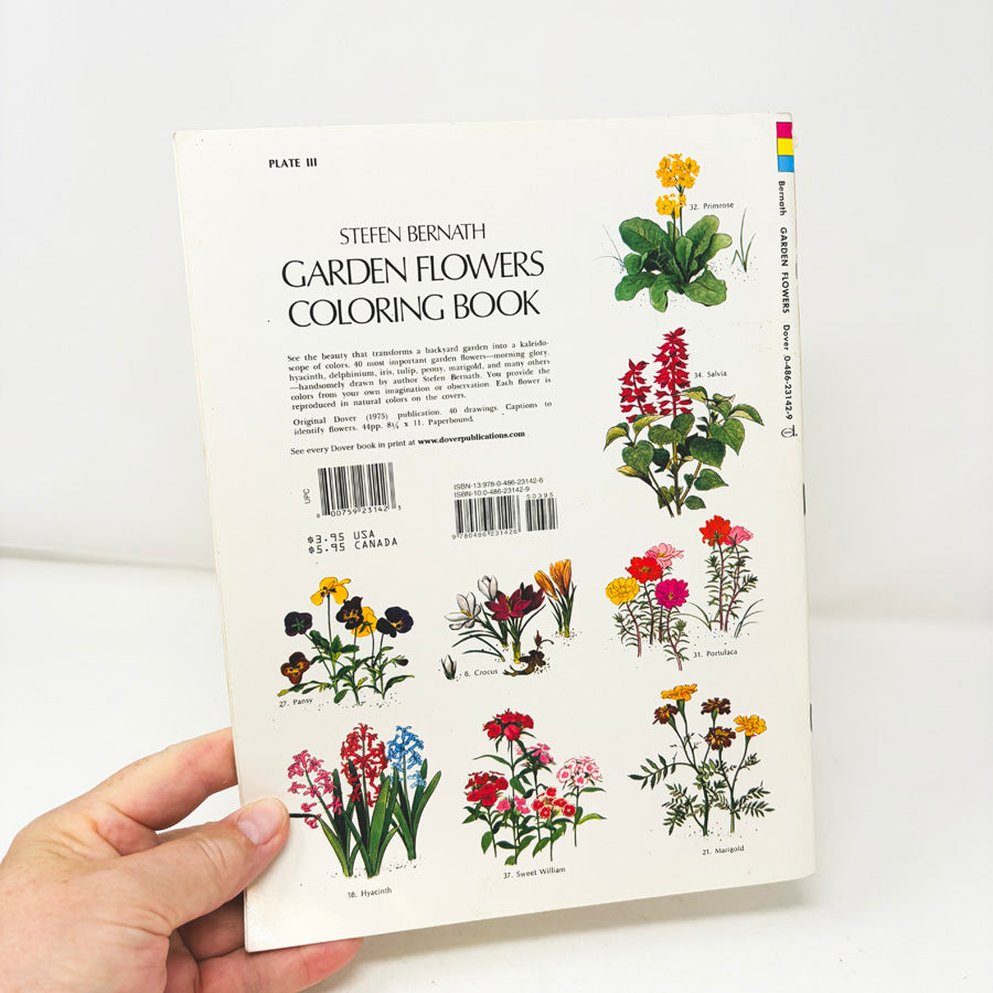 Garden Flowers Coloring Book by Dover