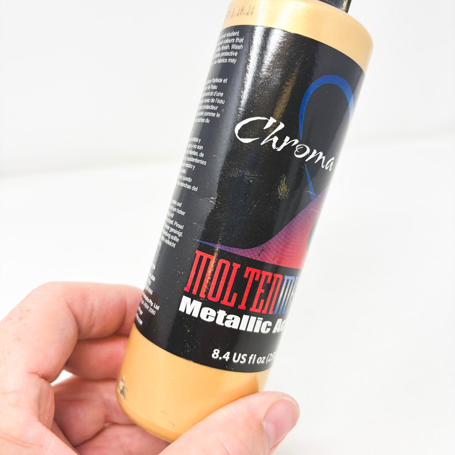 Chroma Molten Metals Acrylics Paint - Gold