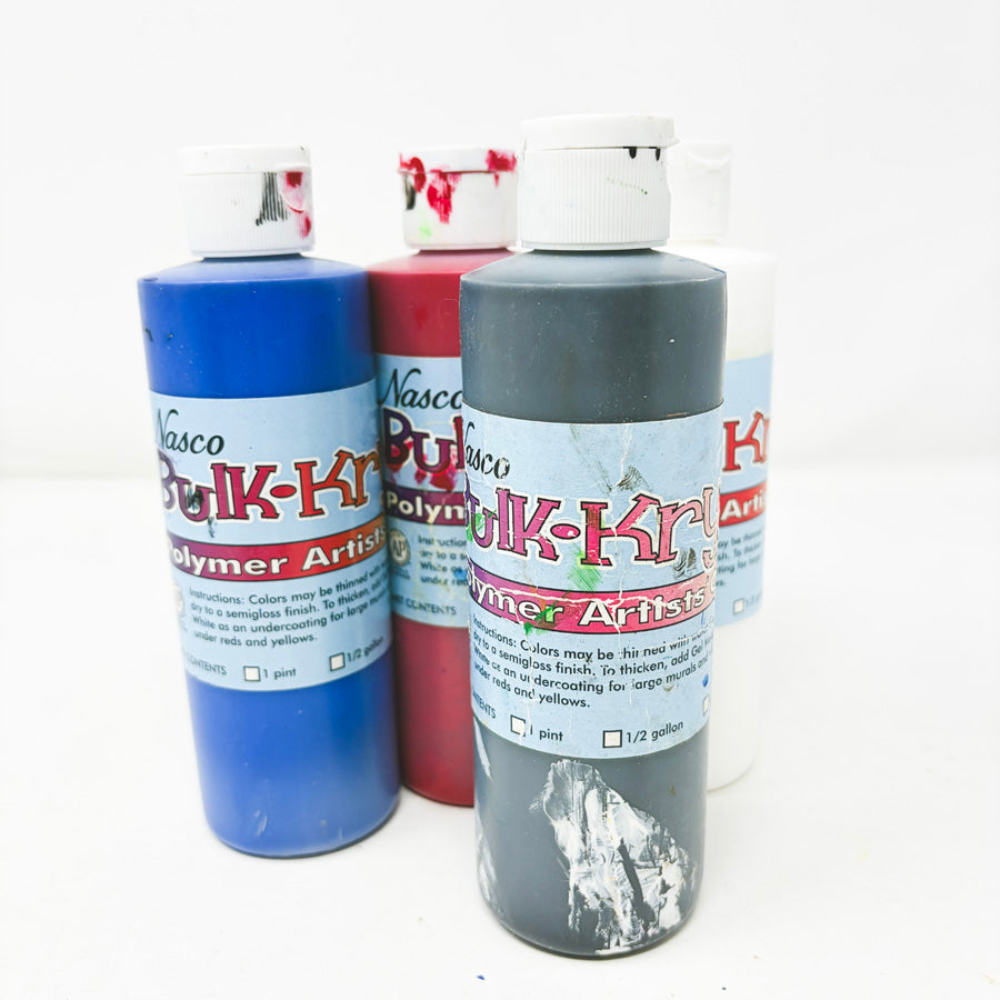 Nasco Bulk-Krylic Polymer Artists' Colors Acrylic Paint - 8oz