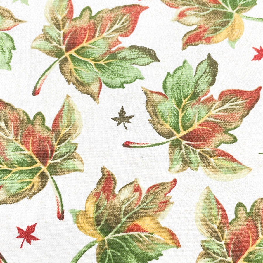 30" x 42" Autumn Leaf Signature Classics by Oakhurst Textiles Cotton Fabric Remnant