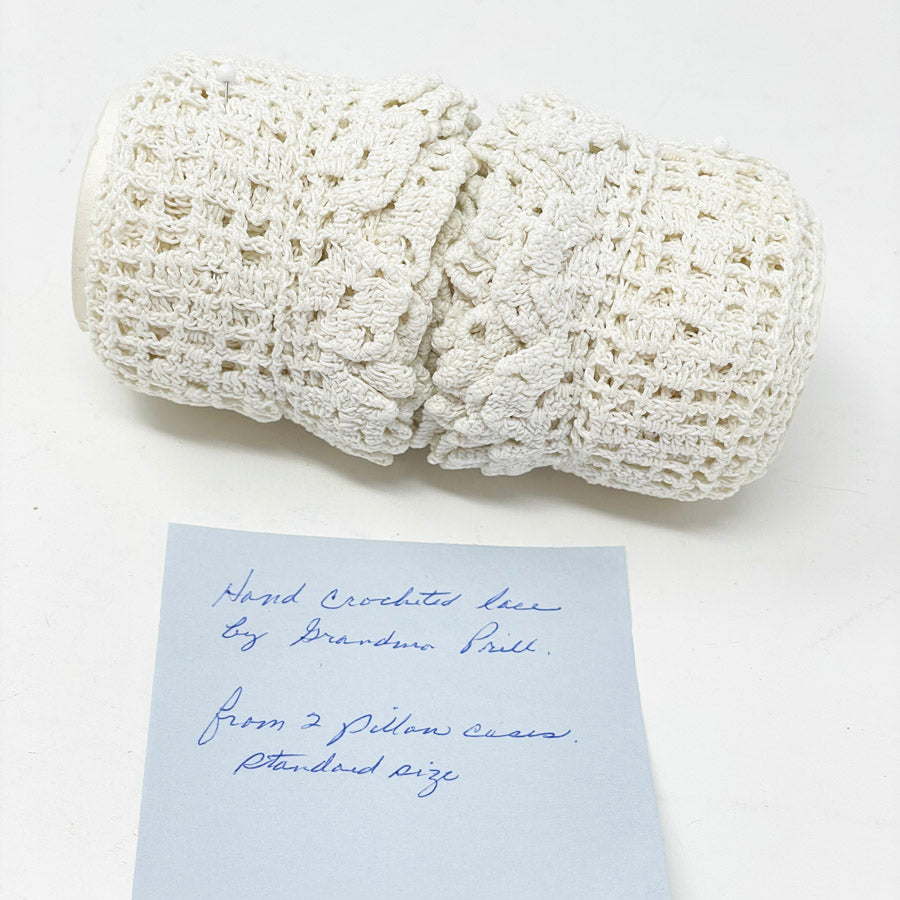 Hand Crocheted Lace Edging