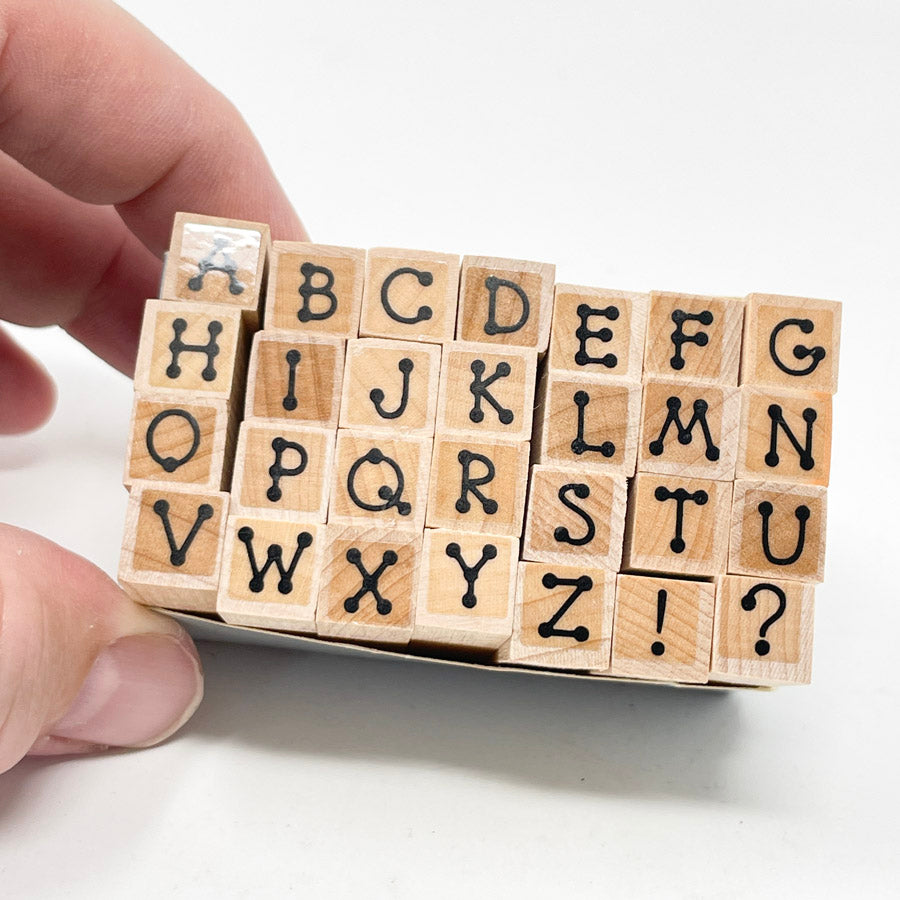 Hero Arts Tiny Dots Alphabet Stamp Set - 28