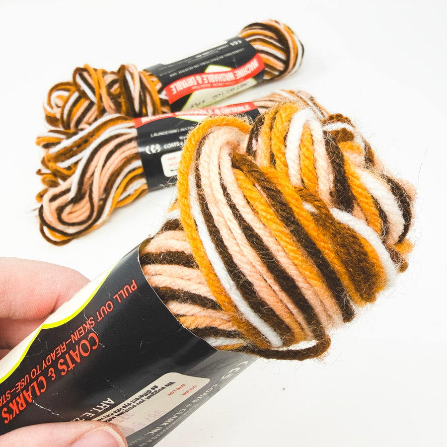 Red Heart Wintuk "Browns" Variegated Yarn (1)