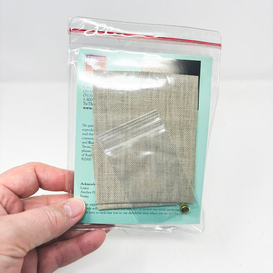 Twisted Threads "Irish" Cross Stitch Chart & Frame