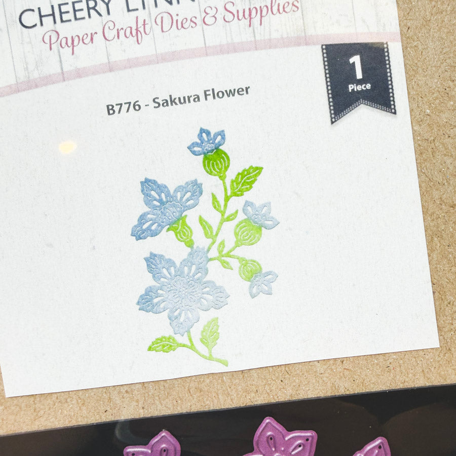 Sakura Flower Die Cut by Cheery Lynn Designs