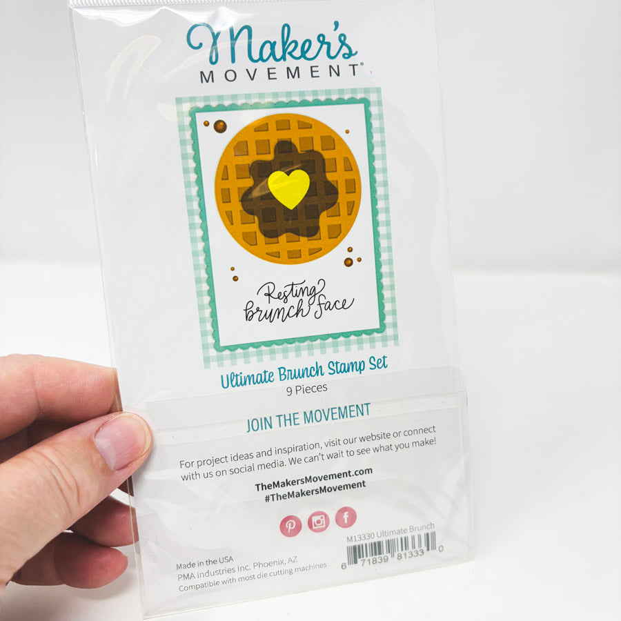 Ultimate Brunch – Maker's Movement Cling Stamp Set