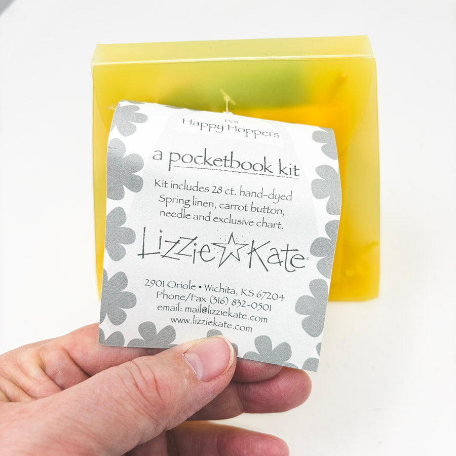 Lizzie*Kate "Happy Hoppers" Pocketbook Cross Stitch Kit