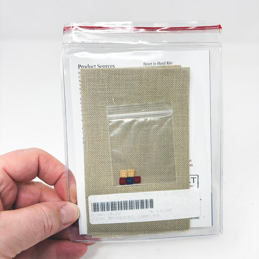 Heart in Hand "Star Spangled Sampler" Cross Stitch Kit