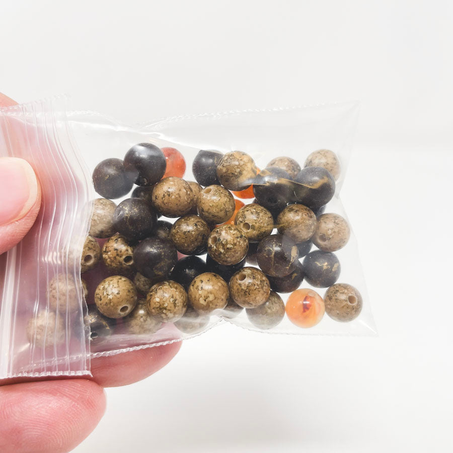 Assorted Round Earthy Beads