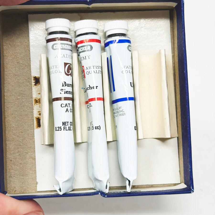 Grumbacher Academy Water Color Tubes (3)