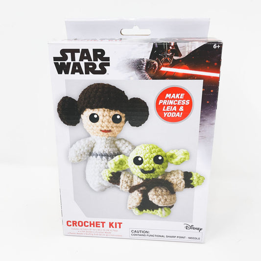 Princess Leia and Yoda Crochet Kit
