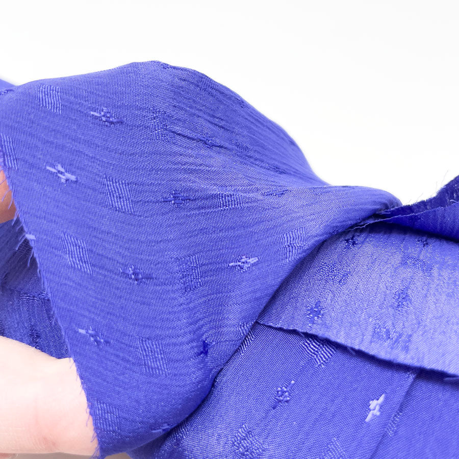 3 Yds - Royal Blue Polyester Fabric