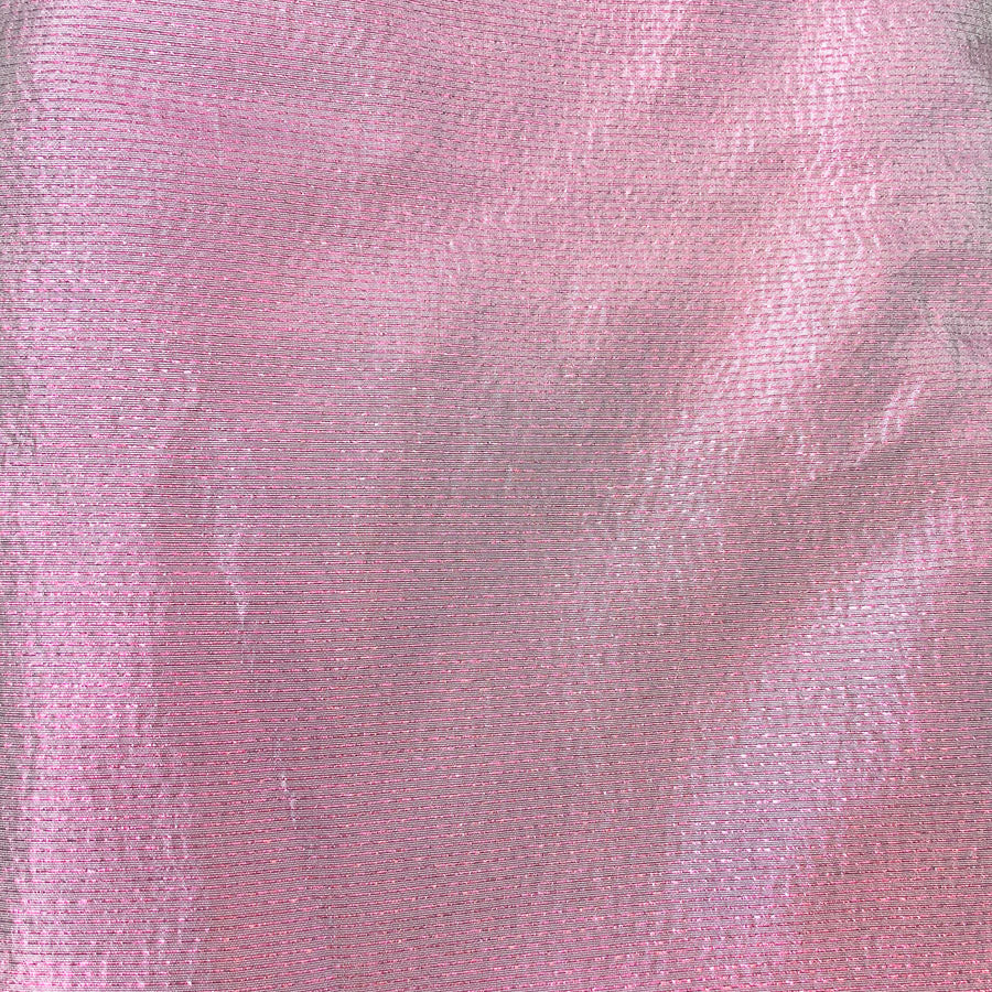 60" x 4.5 Yds Purple Sparkle Stripe Stiff Fancy Fabric